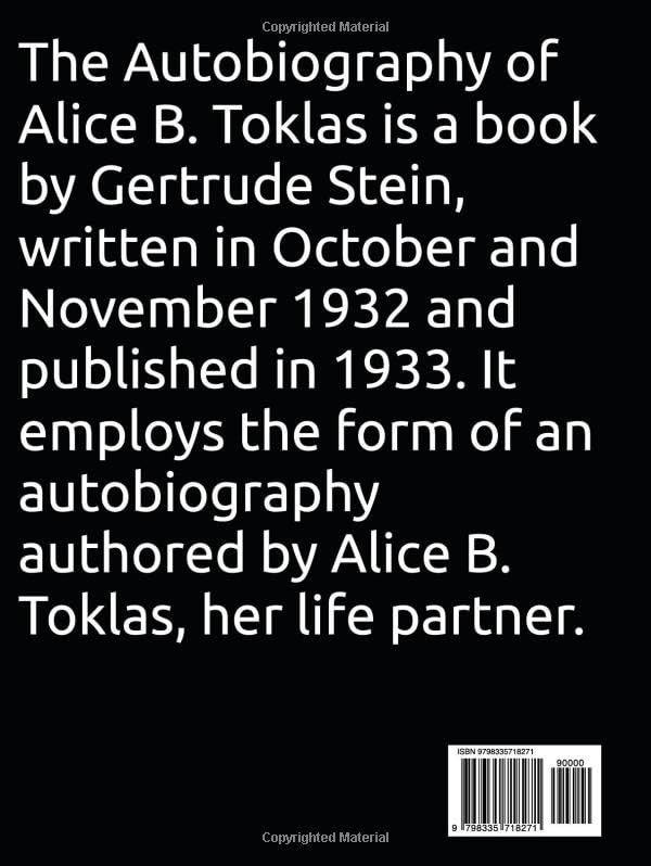 The Autobiography of Alice B. Toklas