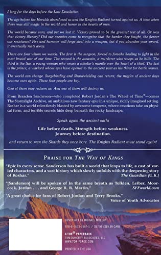 The Way of Kings: Book One of the Stormlight Archive (The Stormlight Archive, 1)